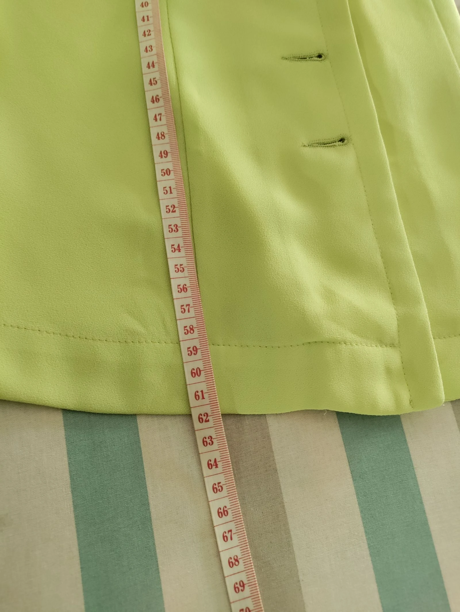 Camisa vintage Zara Classic Elements verde-limão | Eu 40 | Feita na Espanha | Y2K – photo 12